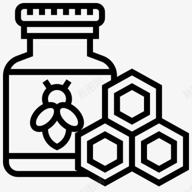 蜂蜡蜂房药物图标图标