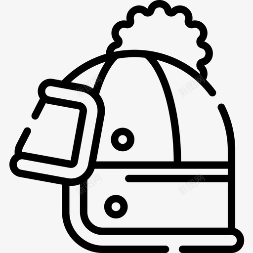 冬帽冬衣和配件6件直线型图标svg_新图网 https://ixintu.com 6件 冬帽 冬衣 直线 线型 配件