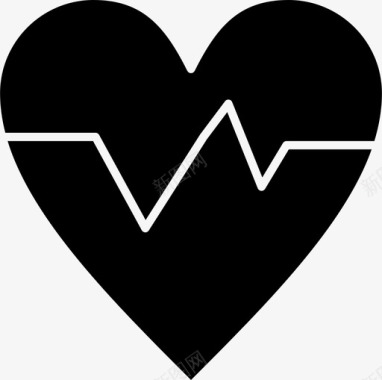 医疗心跳保健图标图标