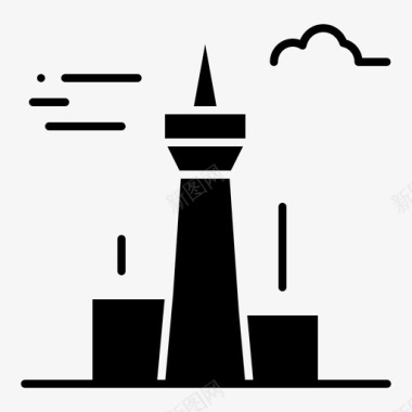 建筑建筑和城市加拿大图标图标