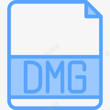 Dmg文件扩展名5蓝色图标图标