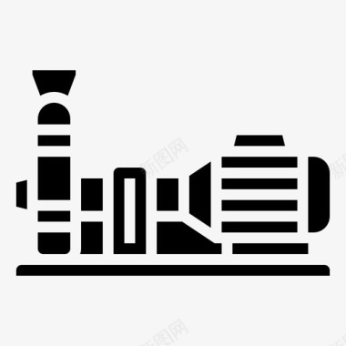 泵工业过程25字形图标图标