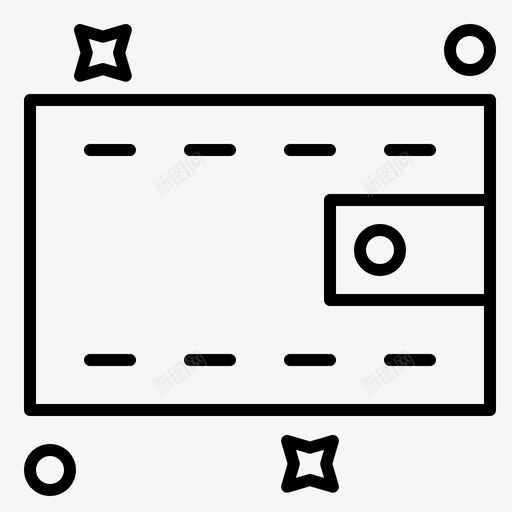 钱包现金金钱图标svg_新图网 https://ixintu.com 创业和发展常规大纲 现金 金钱 钱包