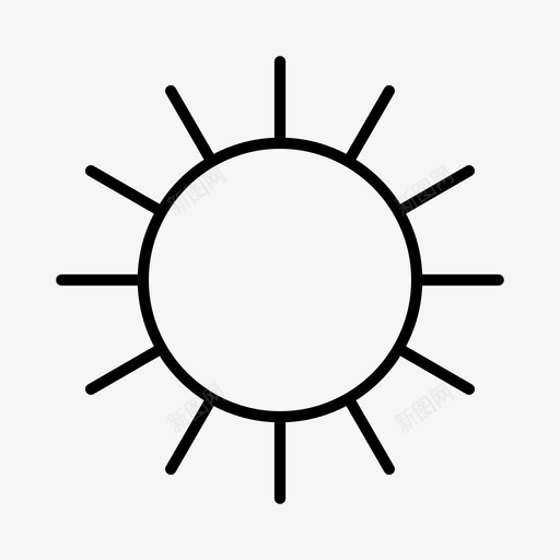 太阳气候天气预报图标svg_新图网 https://ixintu.com 下雨 天气 天气预报 太阳 晴天 气候