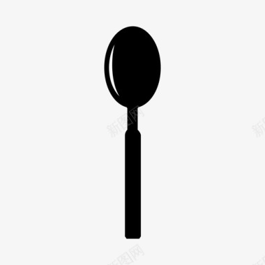勺子餐具食物图标图标