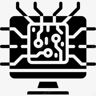 处理器阀杆9填充图标图标