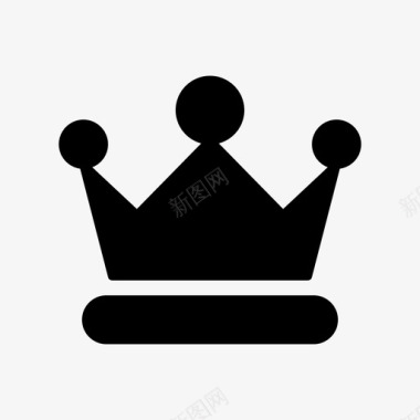 国王王冠王国图标图标