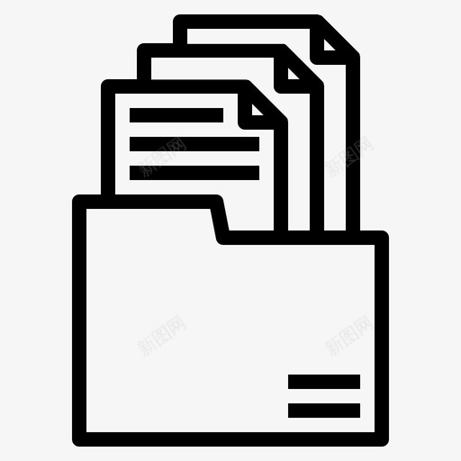 存档文档文件图标svg_新图网 https://ixintu.com 大纲 存档 放大 文件 文件夹 文档 管理