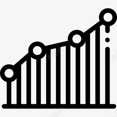 统计用户体验13线性颜色图标图标