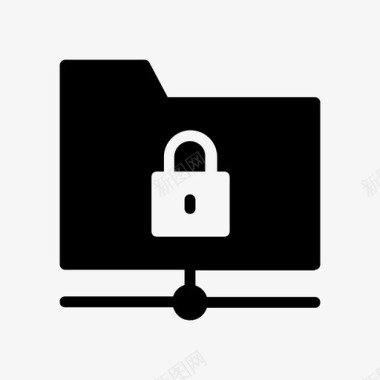 安全文件夹共享连接网络图标图标