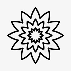 大丽菊花大丽花花匠花艺图标高清图片
