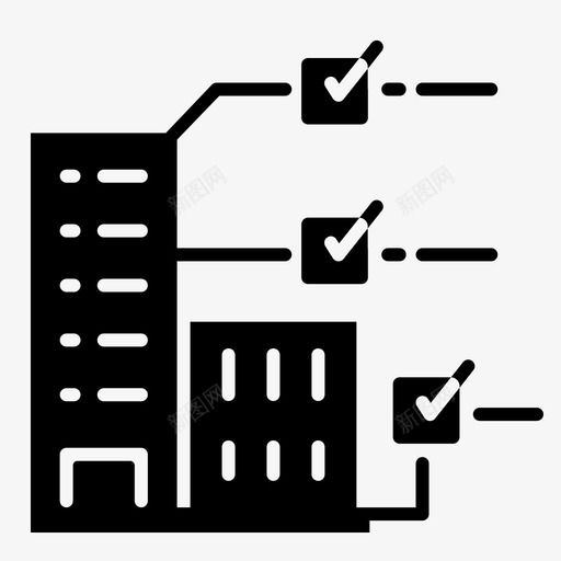 建筑检查表详图维护图标svg_新图网 https://ixintu.com 建筑检查表 维护 详图