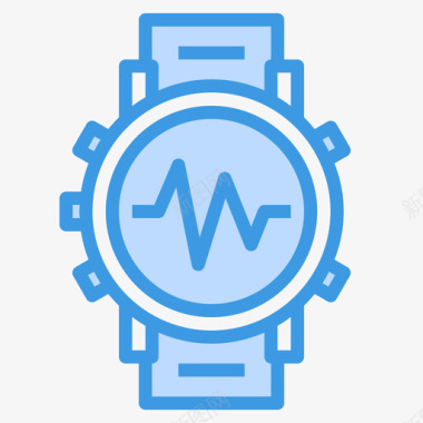 智能手表gadget15蓝色图标图标
