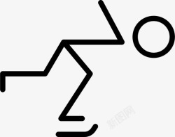 冬季奥林匹克滑冰奥林匹克速度图标高清图片
