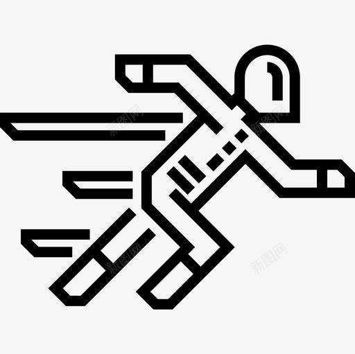 速度超级英雄3直线型图标svg_新图网 https://ixintu.com 直线 线型 英雄 超级 速度