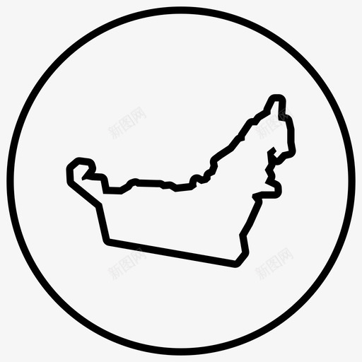 阿拉伯酋长国地图阿布扎比阿拉伯酋长国图标svg_新图网 https://ixintu.com 波斯湾 迪拜 阿布扎比 阿拉伯酋长国 阿拉伯酋长国地图 阿联酋地图