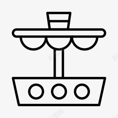 船海盗船运输图标图标