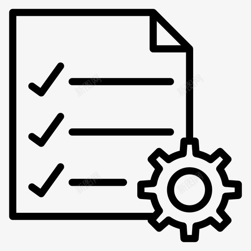 检查表设置文档文件图标svg_新图网 https://ixintu.com 任务列表 文件 文档 方向线图标 检查表设置 项目