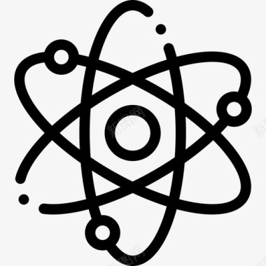 原子核能13线性图标图标