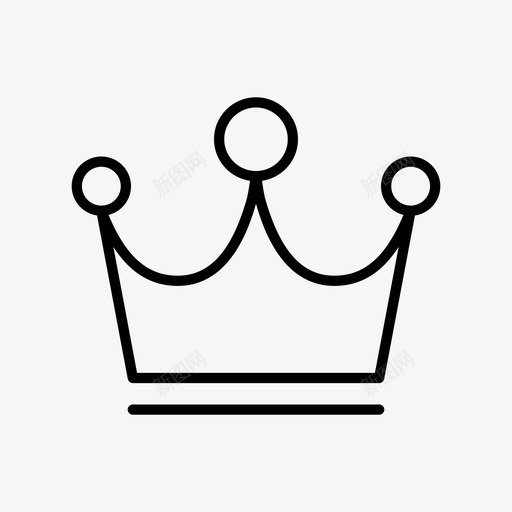 国王王冠王国图标svg_新图网 https://ixintu.com 国王 王冠 王后 王国 皇冠