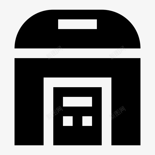 电饭煲米饭煲蒸汽图标svg_新图网 https://ixintu.com 电子设备 电饭煲 米饭 蒸汽 雕刻