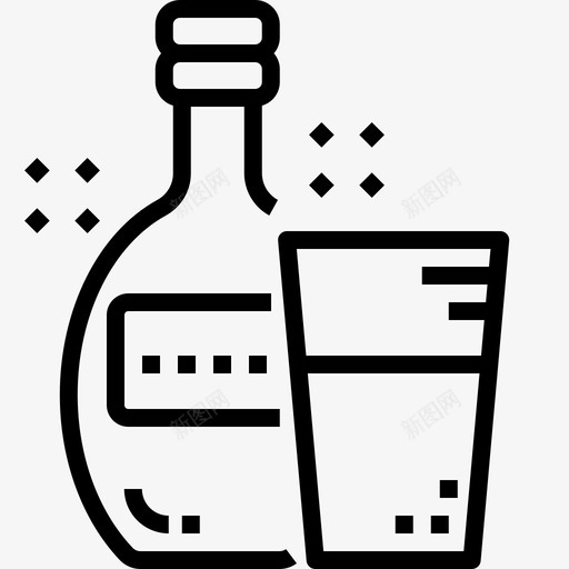 威士忌酒精饮料图标svg_新图网 https://ixintu.com 威士忌 水 派对 酒精 饮料 饮料菜单