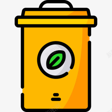 垃圾桶网站界面3线颜色图标图标