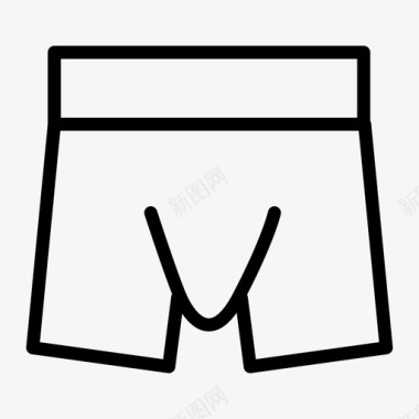 拳击三角裤短裤图标图标