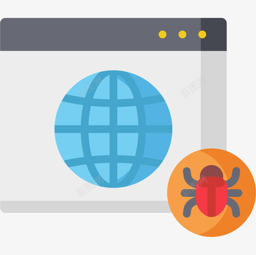 网络防护安全6扁平图标svg_新图网 https://ixintu.com 扁平 网络 防护安全6