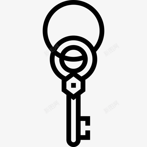 钥匙中世纪29直纹图标svg_新图网 https://ixintu.com 中世纪 直纹 钥匙