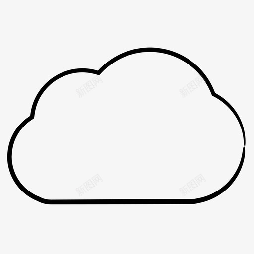 云天气手绘图标svg_新图网 https://ixintu.com 云 天气手绘图标