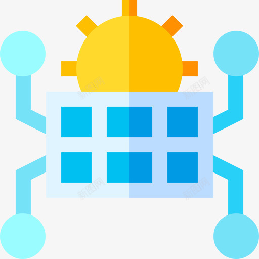 太阳能电池板domotics平板图标svg_新图网 https://ixintu.com domotics 太阳能电池板 平板
