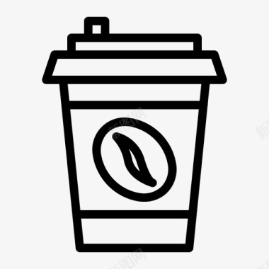 咖啡杯咖啡师图标图标
