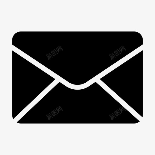 邮件应用程序信件图标svg_新图网 https://ixintu.com 信件 应用程序 用户界面 邮件