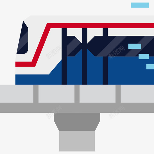 火车曼谷标志和地标3平面图图标svg_新图网 https://ixintu.com 地标 平面图 曼谷 标志 火车