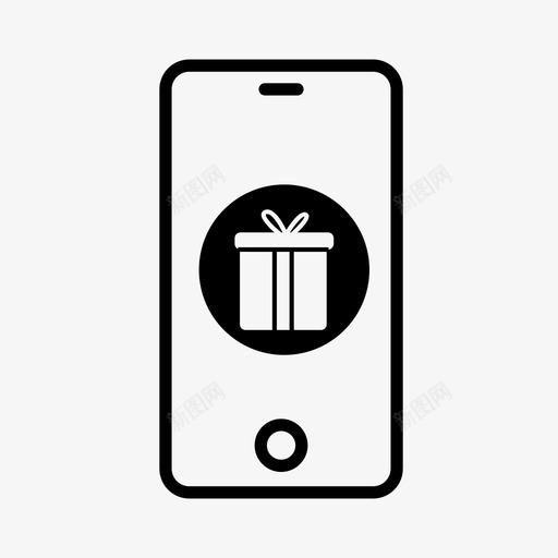 手机礼品盒智能手机图标svg_新图网 https://ixintu.com 手机 手机礼品盒 智能手机 礼品盒