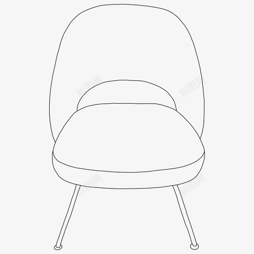 拉手椅家具中世纪现代图标svg_新图网 https://ixintu.com 中世纪 休息 坐椅 家具 座位 拉手 现代