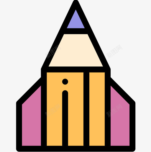 铅笔思维42线颜色图标svg_新图网 https://ixintu.com 线颜色 设计思维42 铅笔