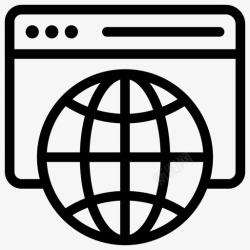 海外交流国际网站全球网站海外交流图标高清图片