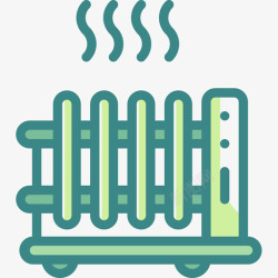 加热2家用电子加热器2双音图标高清图片
