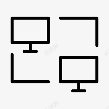 链接连接计算机internet图标图标