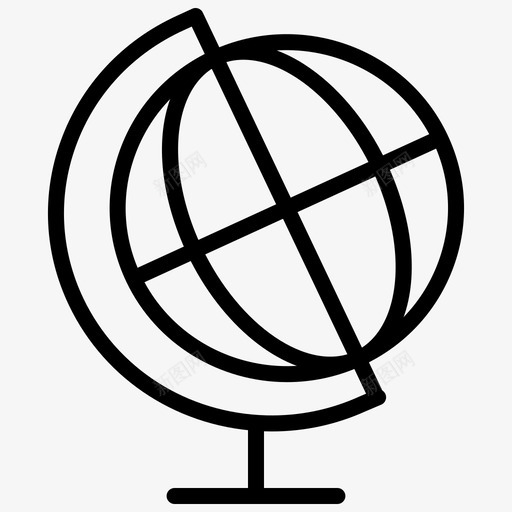 全球交付地理图标svg_新图网 https://ixintu.com 世界 互联网 交付 全球 地理