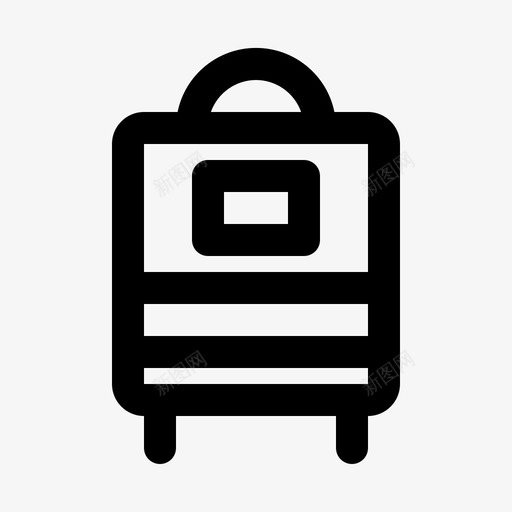 行李手提箱旅行图标svg_新图网 https://ixintu.com 包模型系列 手提箱 旅行 行李