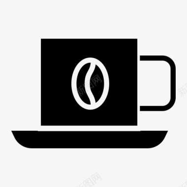 咖啡杯咖啡厅96固体图标图标