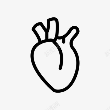 心脏器官身体医疗图标图标