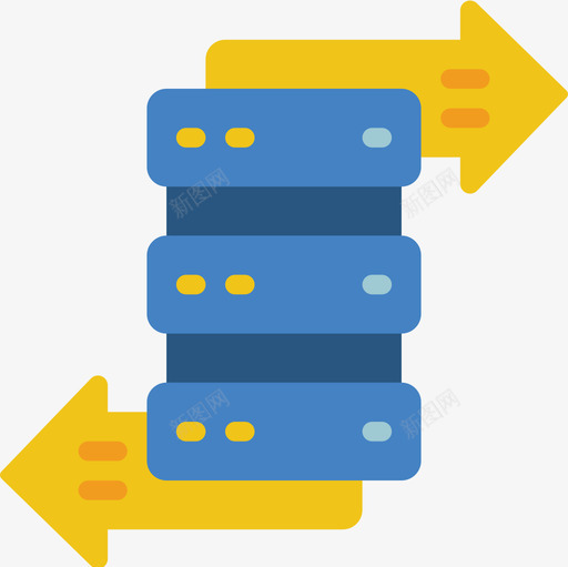数据库数据科学13平面图标svg_新图网 https://ixintu.com 平面 数据 数据库 科学