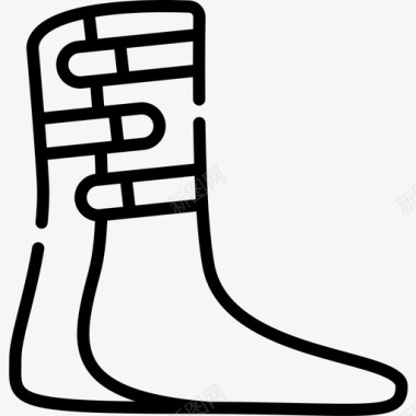 Boots1of3Viking线性图标图标