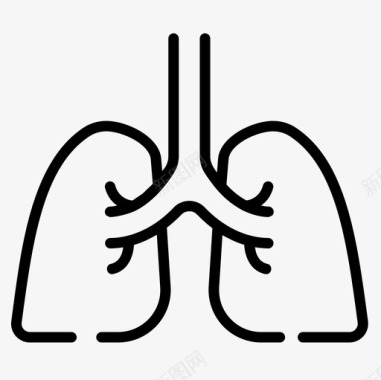 肺医用146直系图标图标