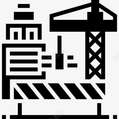建筑建筑32字形图标图标