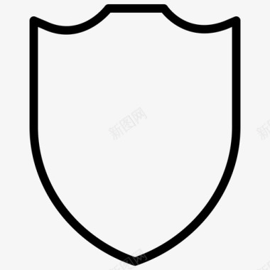 警卫徽章保护图标图标